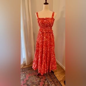 J crew cotton maxi dress